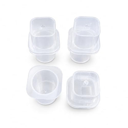 1 Slot, 10-Pack Peptide Case for Fridge, 3ml Vial Holder & Organizer, Transparent Peptide & Insulin Storage Case for Refrigerator, Compact Stackable Travel & Shipping Case - size: 1 Slot 3ml 10-Pack