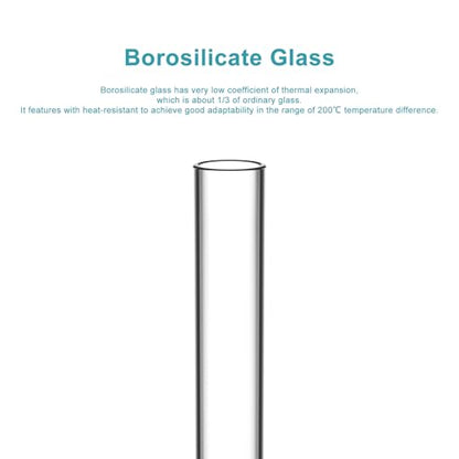 StonyLab 100 Pack Borosilicate Glass Round Bottom Test Tubes, 12mm OD X 75mm Length (Pack of 100) - style: 100 Pack