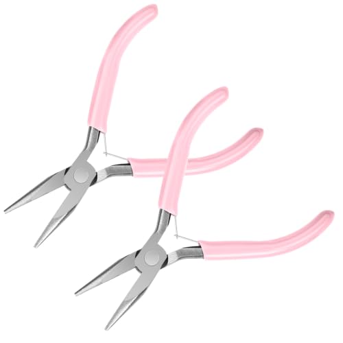 5 Inch Mini Needle Nose Plier Mini Pliers Jewelry Pliers for Jewelry Making, Comfort Grip Handle Craft Plier for Electronics Repair Supplies Wire Beading Hobby
