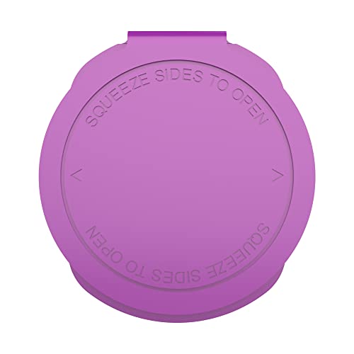 Dragon Chewer 13 Dram CR Plastic Packaging Pop Top Containers - Child Resistant Travel Holder Vial Bottles - 315 qty (Purple) - color: Purple