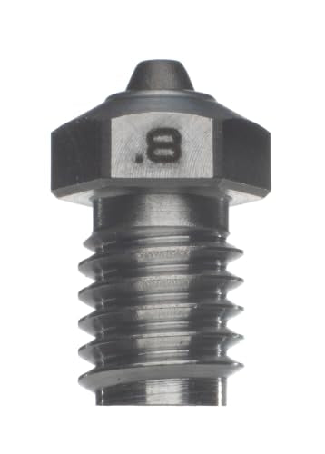 Diamondback V6 Compatible 3D Printer Nozzle, Diamond Tip, High Temp, 0.8mm - size: 0.8mm High Temp