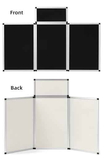 LITTLE TREE 3+1 Panel Trade Show Presentation Board, 70.8" Display Board