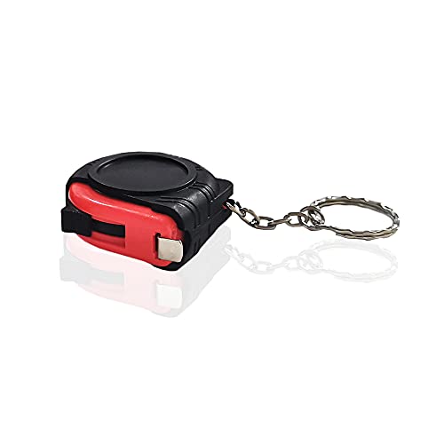 1m/3ft Retractable Tape Measure Mini Keychain Metric/Inch Measuring Tape Portable Tape Ruler with Stable Slide Lock for Body Measuring, Kids - size: 1 m (1 Pack)