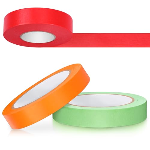 Glenmal Laboratory Labeling Tapes, 164 Ft x 3/4 Inch, Novel Color, 3 Rolls - color: Novel Color