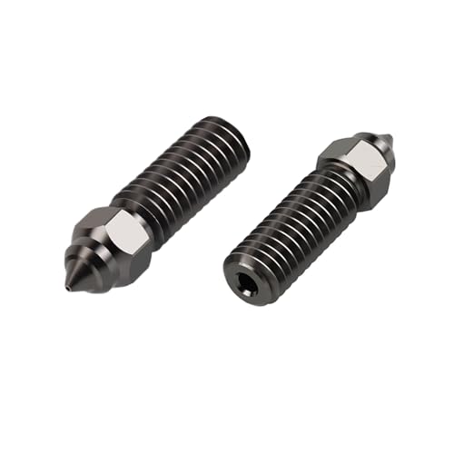 2 Pack High-Speed Printing Hardened Steel Nozzle for Creality K1/K1 Max 3D Printers..(0.8mm) - size: 0.8mm