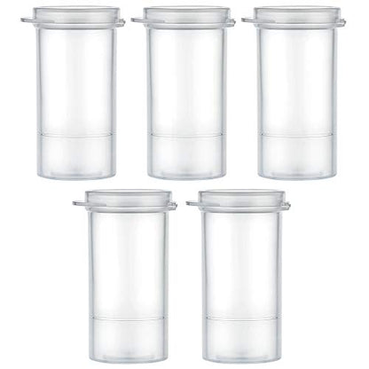 Maymom Water Tight Sample Vials, Bottle, Cup, for Small Parts, Beads; Air Tight; Prescription Bottle, Rx Vial (40mL) - size: 40mL 5pc