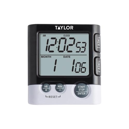 Taylor Dual Event Timer & Clock - Dual Channel, Multi-Mount Design