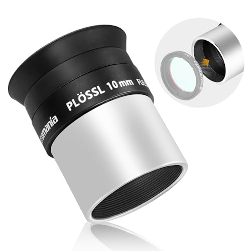 Astromania Telescope Eyepiece 1.25 Inch Plossl Eyepiece Telescope Lens 10mm - size: 1.25" - 10mm