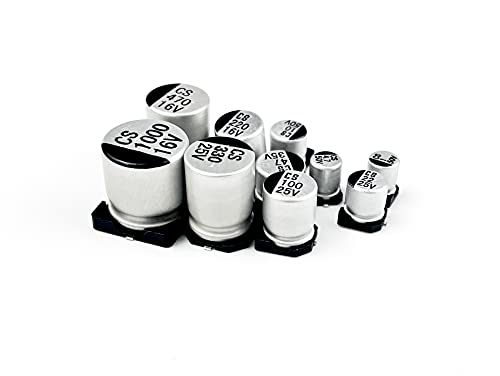 10 Values 180 Pcs SMD Aluminum Electrolytic Capacitors Kit
