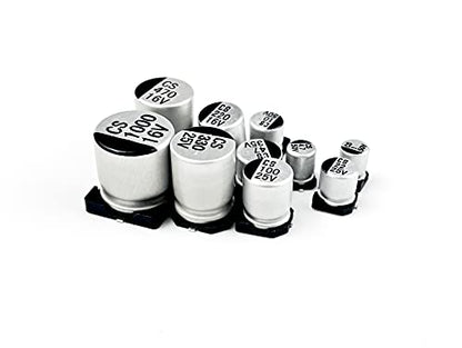 10 Values 180 Pcs SMD Aluminum Electrolytic Capacitors Kit