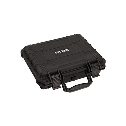 MEIJIA All Weather Waterproof Hard Camera Case,Hard Case,With Customized Fit Foam Included, Elegant Black,Fit for Drones,camera,lens (13.39"x11.61"x3.93") - size: 13.39" x 11.61" x 3.93"