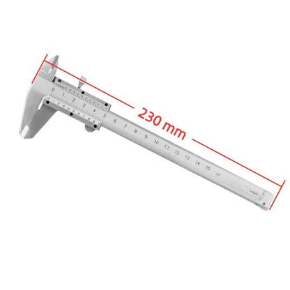 6IN Vernier Caliper,Carbon Steel Metric 0-150mm Manual Micrometer Caliper,0.02mm Accuracy Measuring Tool for Inside,Outside,Depth & Step Size