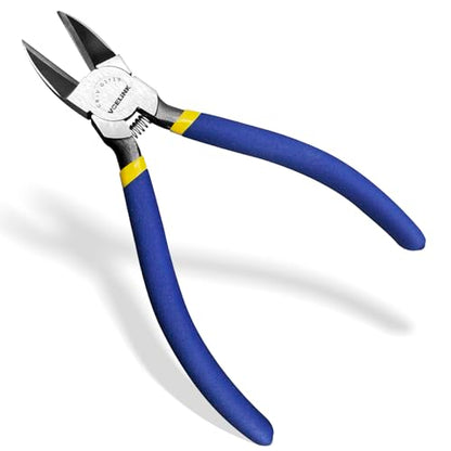 VCELINK Wire Cutter 6-Inch Side Cutter, CR-V Small Flush Cutter - size: 6"x 1 PC