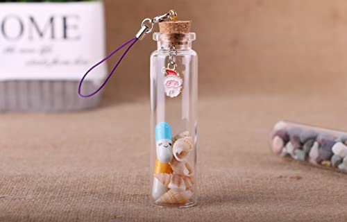 MaxMau 20ml Small Glass Bottles,Tiny Glass Vials,Jars with Cork Stoppers,Message Bottles,Wishing Bottle for Wedding Favors, Baby Shower Favors, DIY Art Craft Storage,24pcs