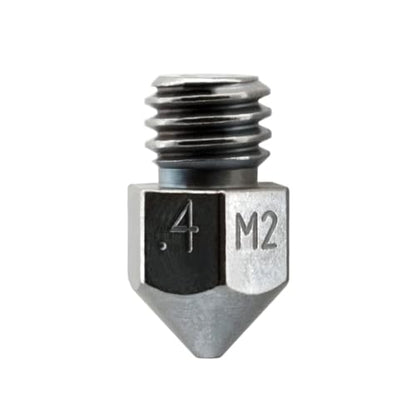 Microswiss MK8 Plated M2 Hardened High Speed Steel Nozzle (.4mm) - size: .4mm