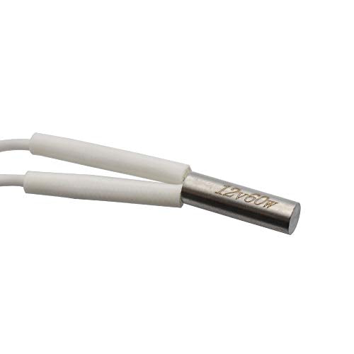 High Temperature 6x20MM 12V 60W Heater Cartridge Element for V6 HOTEND PT100 Volcano MK8 Extruder CR-10 CR10 3D Printer Accessories (12V 60W) - style: 12V 60W