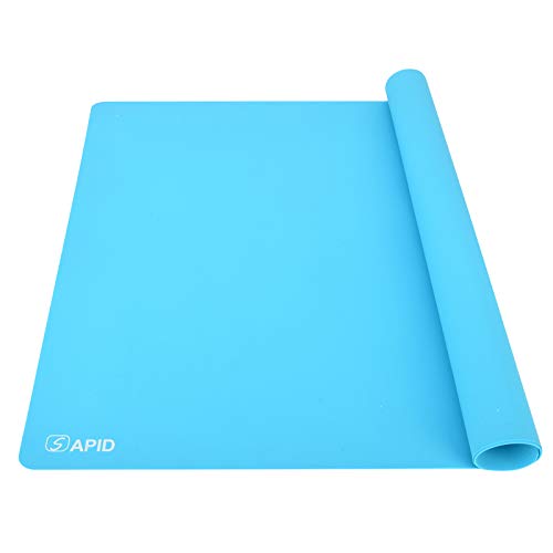 Sapid Large Silicone Sheet for Crafts Silicone Mat for Resin Art Painting - color: Blue, size: 27.9"L x 20"W