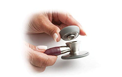 ADC Adscope 601 Convertible Cardiology Stethoscope, AFD Tunable Technology - color: Metallic Ceil Blue