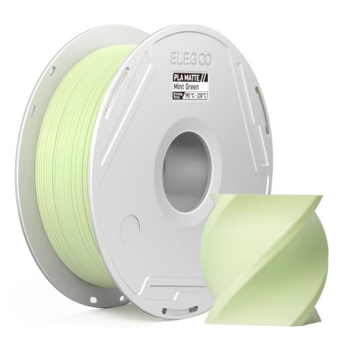 ELEGOO Matte PLA 3D Printer Filament 1.75mm Mint Green 1kg - color: Pla Matte Mint Green
