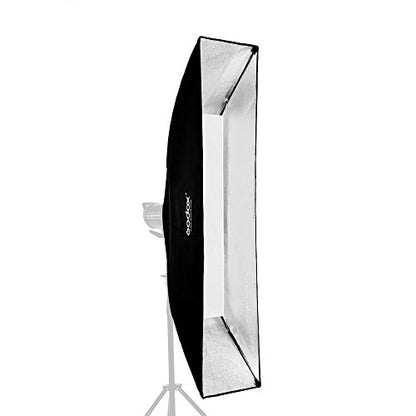 Godox 12"x 47" 30x120cm Honeycomb Grid Rectangular Softbox for Photo Strobe Studio Flash Softbox Bowens Mount - color: FW30*120CM