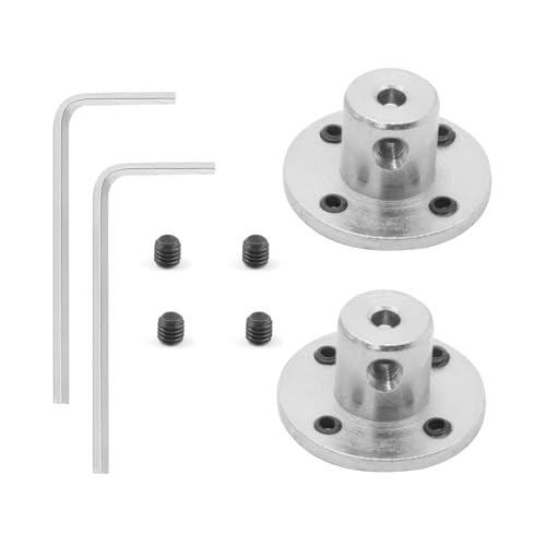 5mm Flange Shaft Coupling, 4 PCS - size: 5mm, style: 4PC
