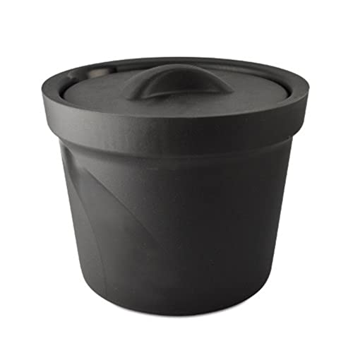 SP Bel-Art 168074002 Magic Touch 2 High Performance Black Ice Bucket; 4 Liter, with Lid - color: Black, size: 4 L Bucket