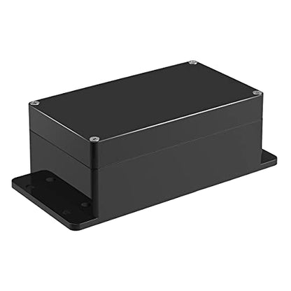 Plastic Project Box ABS IP65 Electronic Enclosure Waterproof Junction Box with Fixed Ear 6.2" x 3.55" x 2.3" - size: 6.2"x3.54"x2.3"