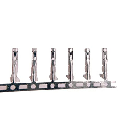 400Pcs 2.54mm Dupont Female Crimp Pin Terminal Kit - size: 400pcs female