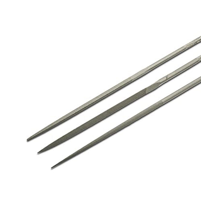 Crescent Nicholson 12 Piece Needle File Set with Handles | 37392 - size: 5-1/2", style: 0 Cut