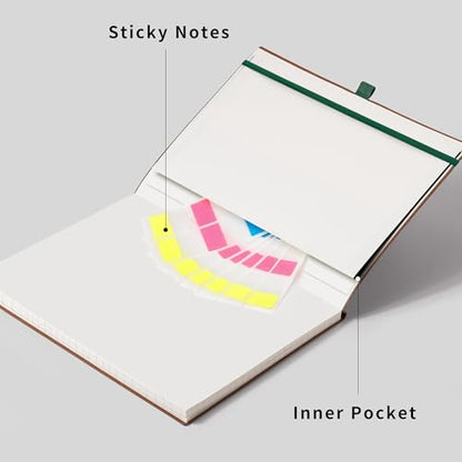 RETTACY Graph Grid Paper Notebook, 96 Pages, A4 Large Size (8.5'' x 11'') - color: Dark Green, style: Grid