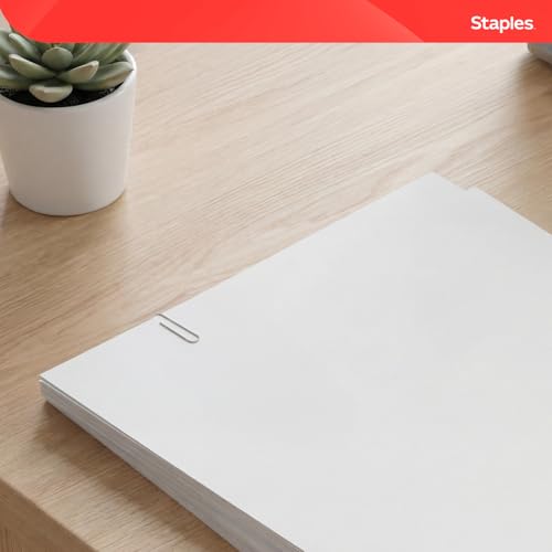 Staples Jumbo Paper Clips, Silver, Large Steel, 1,000-Pack - size: 1,000 Pack