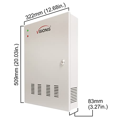 Visionis 2 Door Network Access Control Panel, TCP/IP, Fire Alarm, Cabinet - size: 2 Door Panel