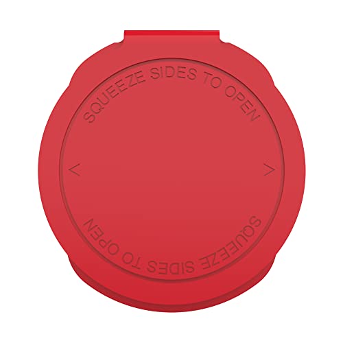 Dragon Chewer 13 Dram CR Plastic Packaging Pop Top Containers - Child Resistant Travel Holder Vial Bottles - 315 qty (Red) - color: Red