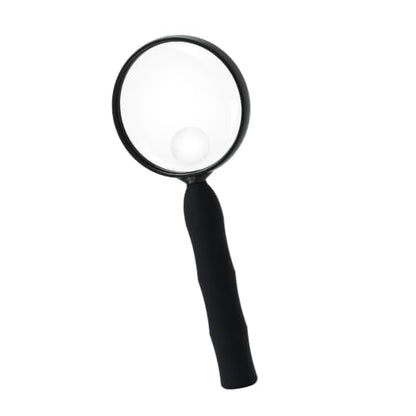 Feosky Handheld Magnifier for Reading,10X Magnifying Glass,75mm(Black) - size: 75mm