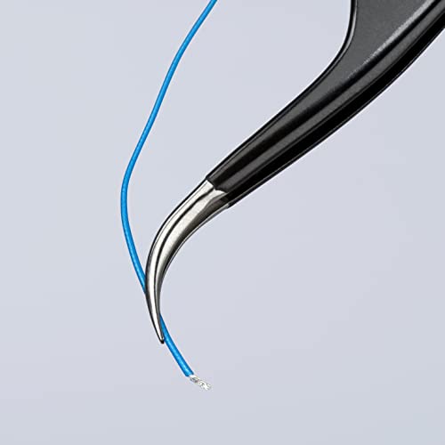 KNIPEX - 92 38 75 ESD Tools - Precision Tweezers, ESD (923875ESD)