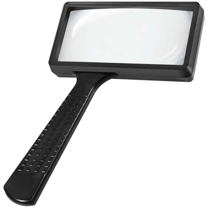 SenseYo 5X Magnifying Glass Large Handheld Reading Magnifier with Scratch Resistant Glass Lens for Kids and Seniors Hobby Exploring Nature Exploration Scientific Activities - size: 1