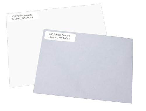 Avery® Self-Adhesive Removable Labels, 0.5 x 1.75 Inches, 840 Per Pack, White Label Stickers (05422) - size: 1/2" x 1 3/4"