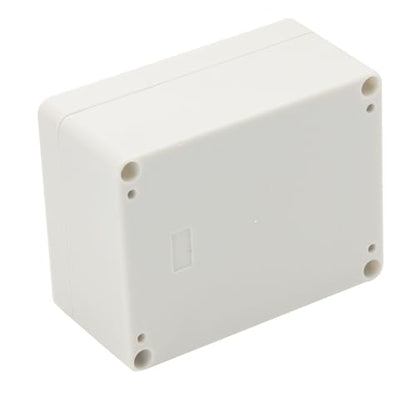 Project Box IP65 Waterproof Junction Box ABS Plastic Electrical Boxes DIY Electronic Project Case Power Enclosure White 4.53x3.54x2.17 inch (115 x 90 x55 mm) - color: White, size: 4.53"x3.54"x2.17"