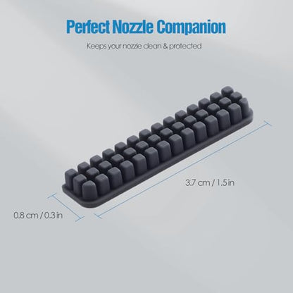 Nozzle Wiper Replacement for Bambu Lab A1 – 6 Pack, Silicone Nozzle Brush Cleaning Kit, 3D Printer Replacement Accessories - color: A1