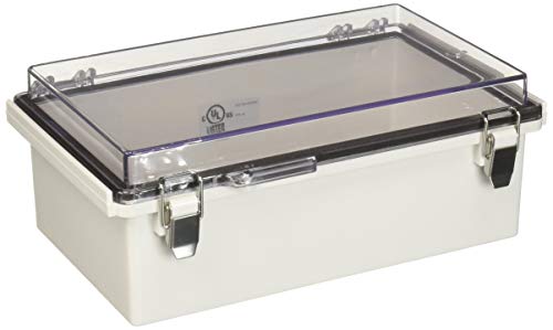 BUD Industries DMX-4777-G Extruded Aluminum Din Rail Box 1.73" L x 2.72" W x 3.87" H, Gray