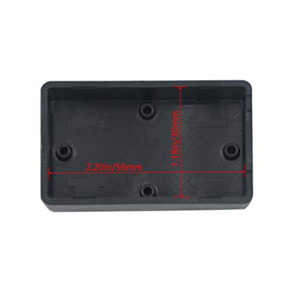Zulkit 12Pcs Project Boxes ABS Plastic Electrical Project Case Power Junction Box Black 2.40 x 1.41 x 0.98 inch (61 x 36 x 25 mm) - color: 12 PCS, size: 2.40" x 1.41" x 0.98"