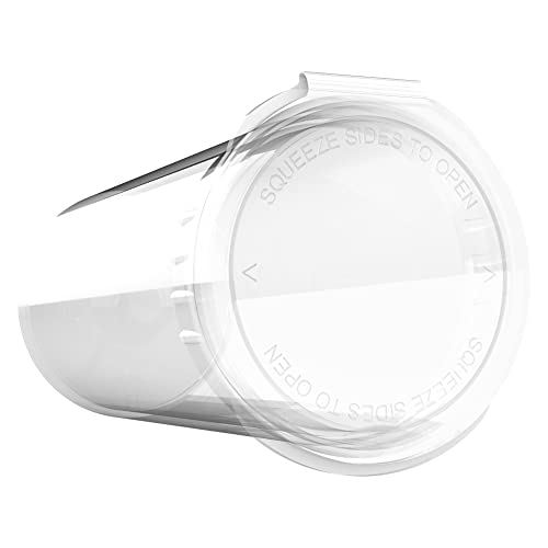 13 Dram CR Plastic Packaging Pop Top Containers - Child Resistant Travel Holder Vial Bottles - 315 qty (Clear) - color: Clear