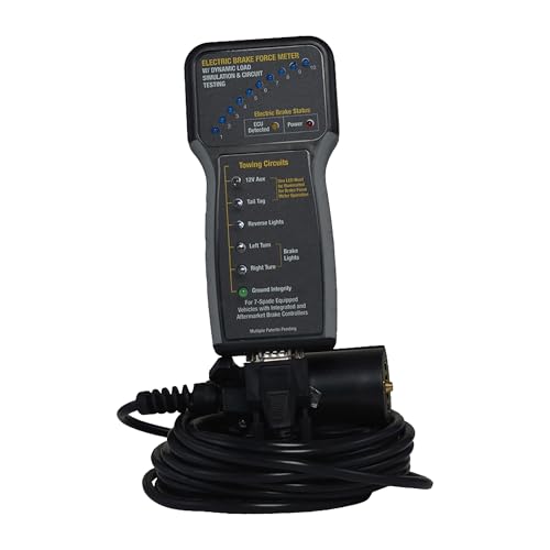 New IPA #9107B Electric Brake Force Meter (3rd Gen) w/Dynamic Load Simulation and Circuit Testing - for Use on New Model Vehicles