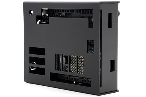 KKSB Case for Arduino Uno Q – Black Anodized Aluminum Enclosure - style: Aluminum Case