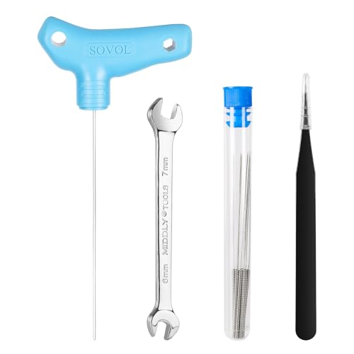 Sovol 3D Printer Tools Kit, 13Pcs 3D Printer Nozzle Cleaning Accessories - style: 13 Pcs