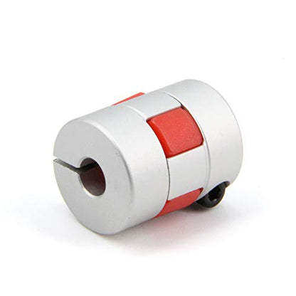 2PCS 6.35mm to 10mm Aluminium Plum Flexible Shaft Coupling Diameter20mm Length25mm 6.35x10mm Motor Connector Flexible Coupler for 3D Printer CNC Machine and Servo Stepped Motor（6.35x10mm） - size: D20 L25, style: 6.35x10mm
