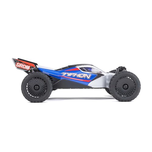 ARRMA Typhon GROM 4x4 RC Buggy, RTR, Blue/Silver - color: Blue/Silver