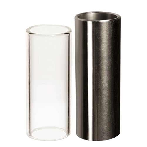 ChromaCast CC-SLIDE-3PK Guitar Slide 3 Pack Assorted Chromed Steel & Glass Slides