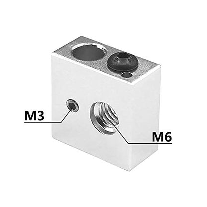 Saiper Aluminum Heater Block Specialized for MK7 MK8 Makerbot Reprap