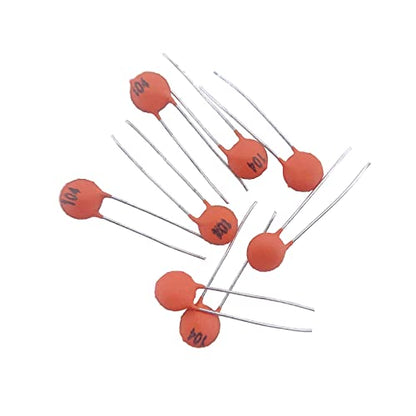 100pcs 100nF DIP Ceramic Disc Capacitor - style: 100pcs 100nf 0.1uf